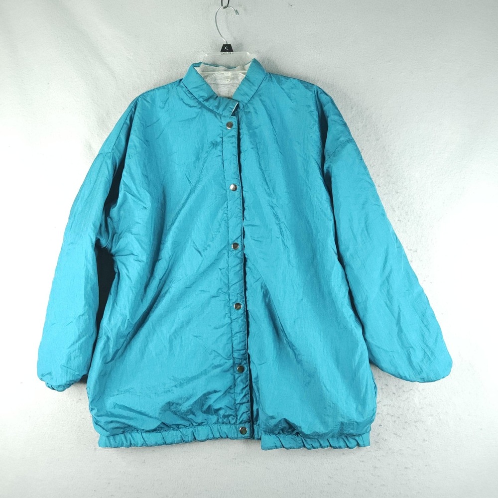 Westside Connection Jacket Mens Medium Reversible Bomber Snap Vintage